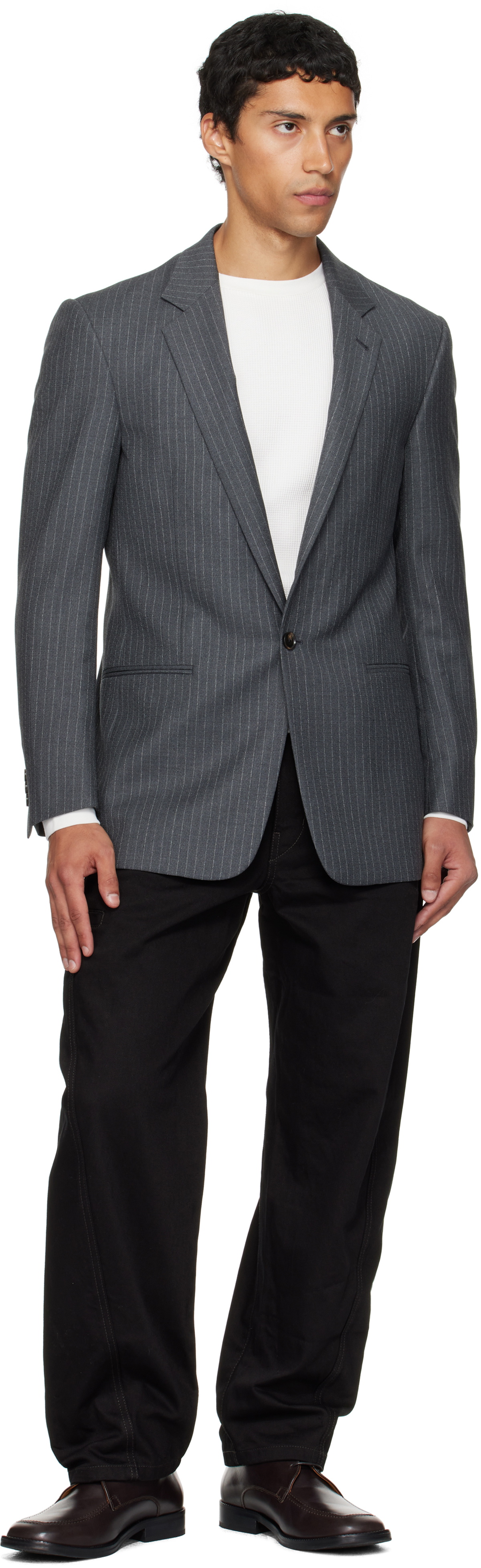Carter Young Gray Elias Unstructured Blazer