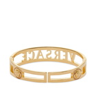 Versace Cutout Bangle Bracelet