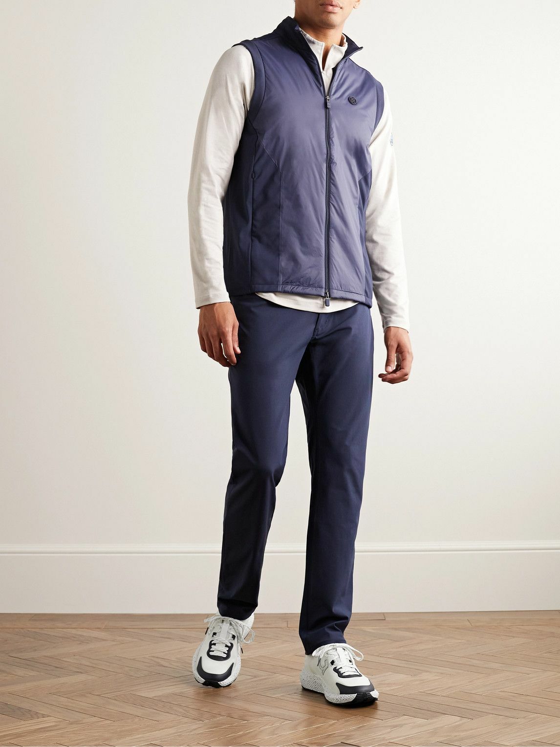 G/FORE - MG4X2 Leather and Suede-Trimmed Mesh Golf Sneakers G/FORE - MG4X2 Leather and Suede-Trimmed Mesh Golf Sneakers