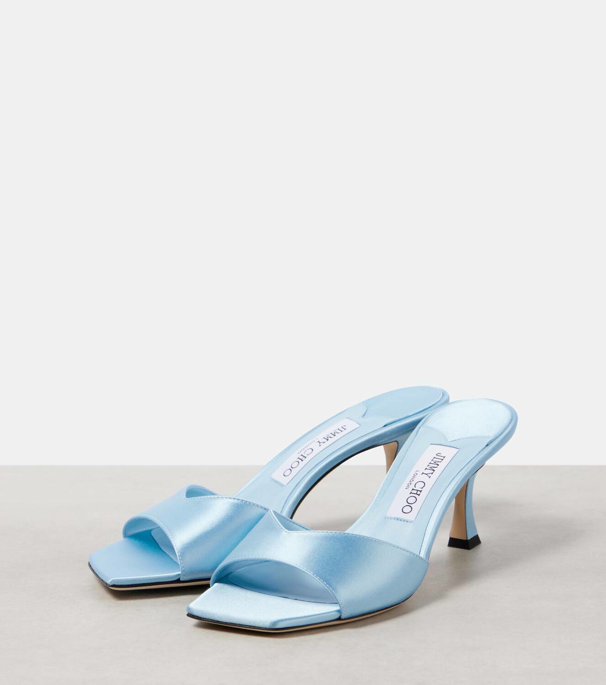 Jimmy Choo Skye 70 satin mules