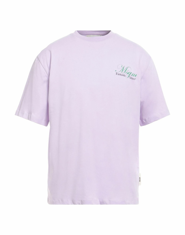 Photo: Msgm Mens T-shirt Lilac