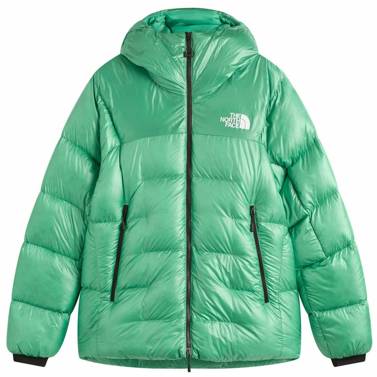 The North Face Women's Summit Pumori Down Parka Jacket in Nebula Green