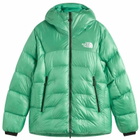 The North Face Women's Summit Pumori Down Parka Jacket in Nebula Green