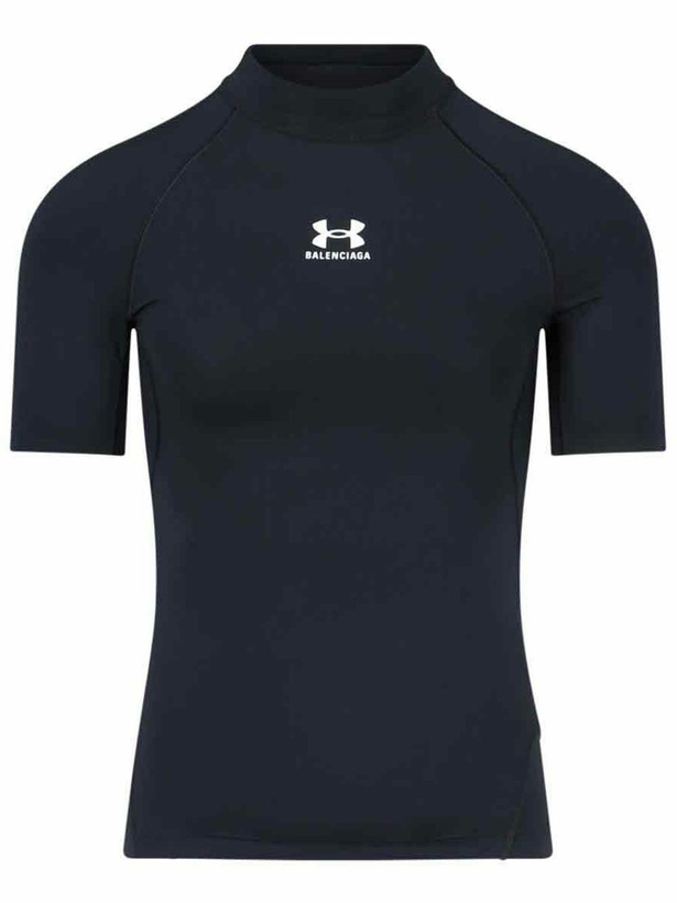Photo: Balenciaga X Under Armour Mock-Neck T-Shirt