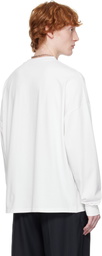 Still Kelly White Boxy Long Sleeve T-shirt