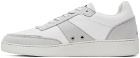 A.P.C. White & Gray Plain Sneakers