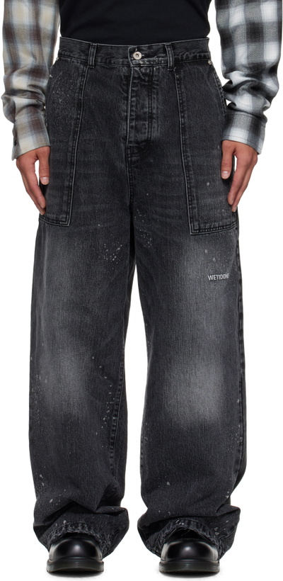 Photo: We11done Black Distressed Jeans