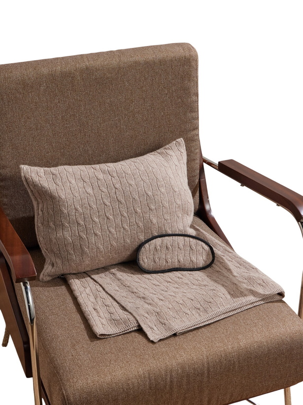 Photo: Ralph Lauren Home - Cable-Knit Cashmere Travel Accessories Set