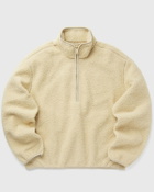 Calvin Klein Jeans Half Zip Sherpa Beige Fleece Jackets/Half Zips