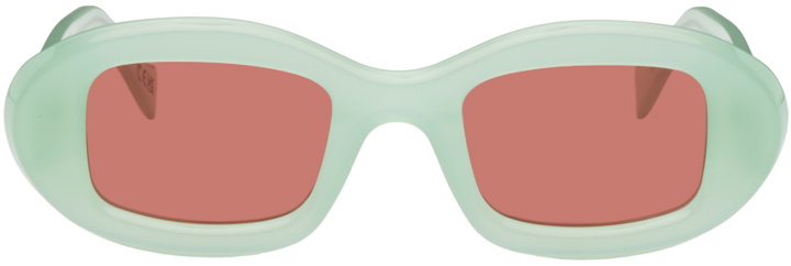 Photo: RETROSUPERFUTURE Green Rectangular Sunglasses