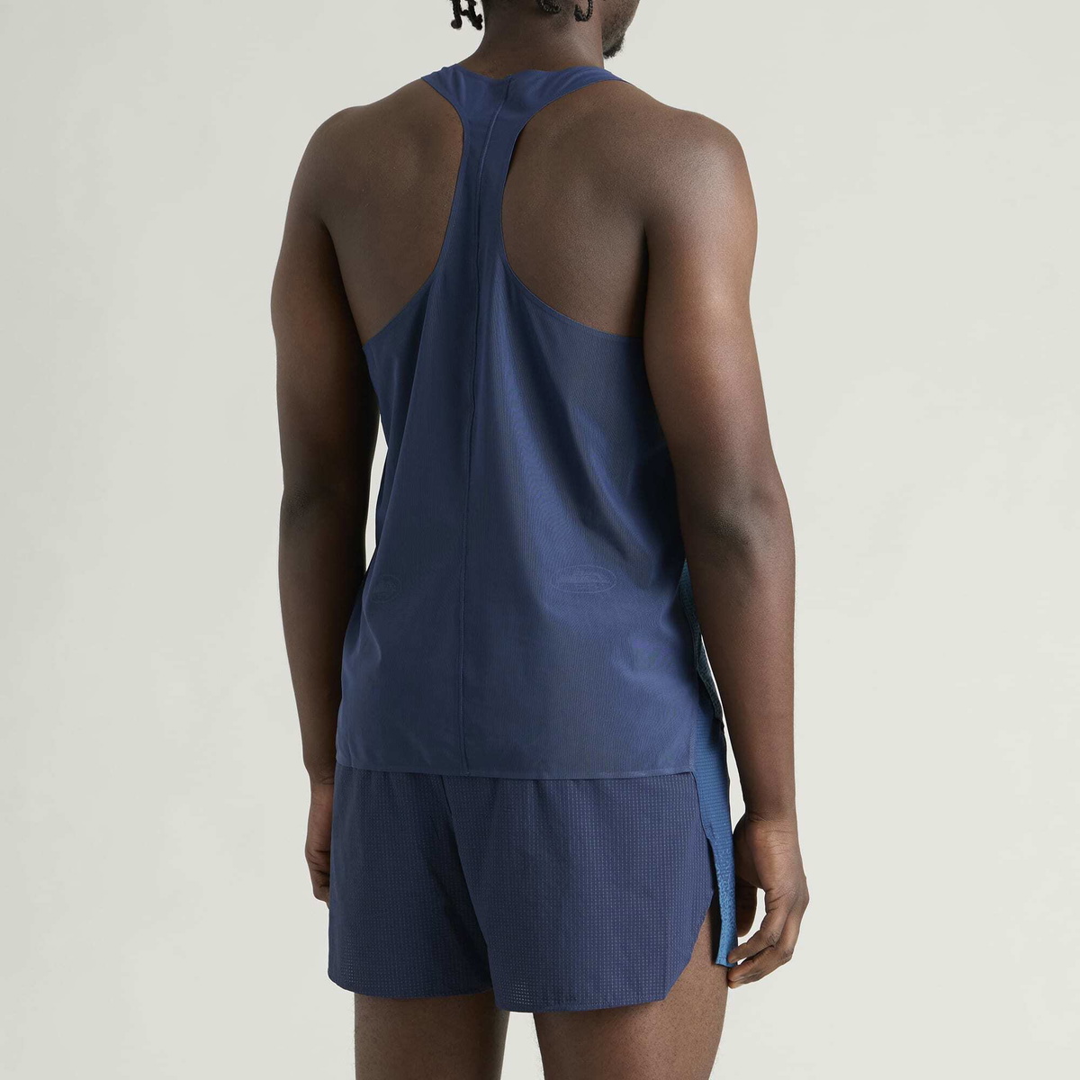 New Balance Men's Race Day Ultra Light Printed Singlet in Altitude