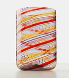 Aquazzura Casa Rainbow Swirl set of 2 glass tumblers