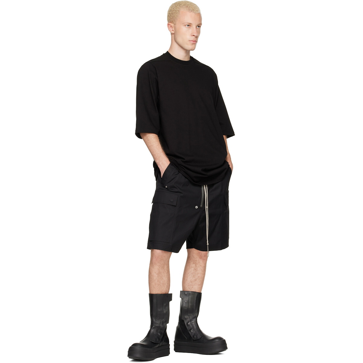 Rick Owens Black Tower Jumbo S/S T-shirt