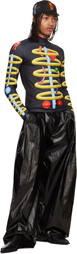 Walter Van Beirendonck Black Void Clown Bike Turtleneck