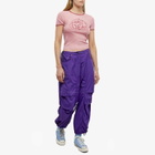 Brain Dead Women's Worldwide Threadbare Knit Top in Pink