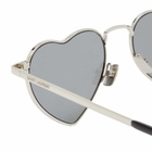 Saint Laurent Sunglasses Women's Saint Laurent SL 301 Lou Lou Sunglasses in Silver
