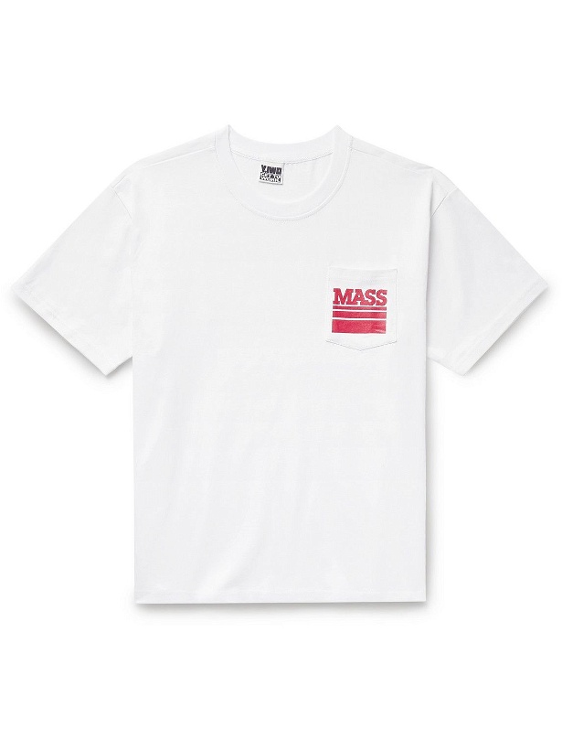 Photo: Y,IWO - Logo-Print Cotton-Jersey T-Shirt - White