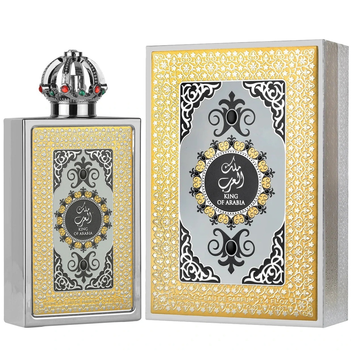 Lattafa Mens Pride King Of Arabia EDP Spray 3.4 oz Fragrances 6290362346104
