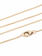 Harwell Godfrey 18K Yellow Gold Tiny Sunflower Diamond Pendant Necklace