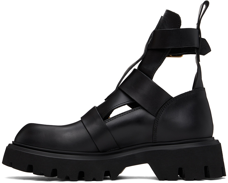 Vivienne Westwood Black Rome Commando Boots Vivienne Westwood
