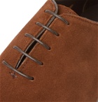 Kingsman - George Cleverley Suede Oxford Shoes - Brown