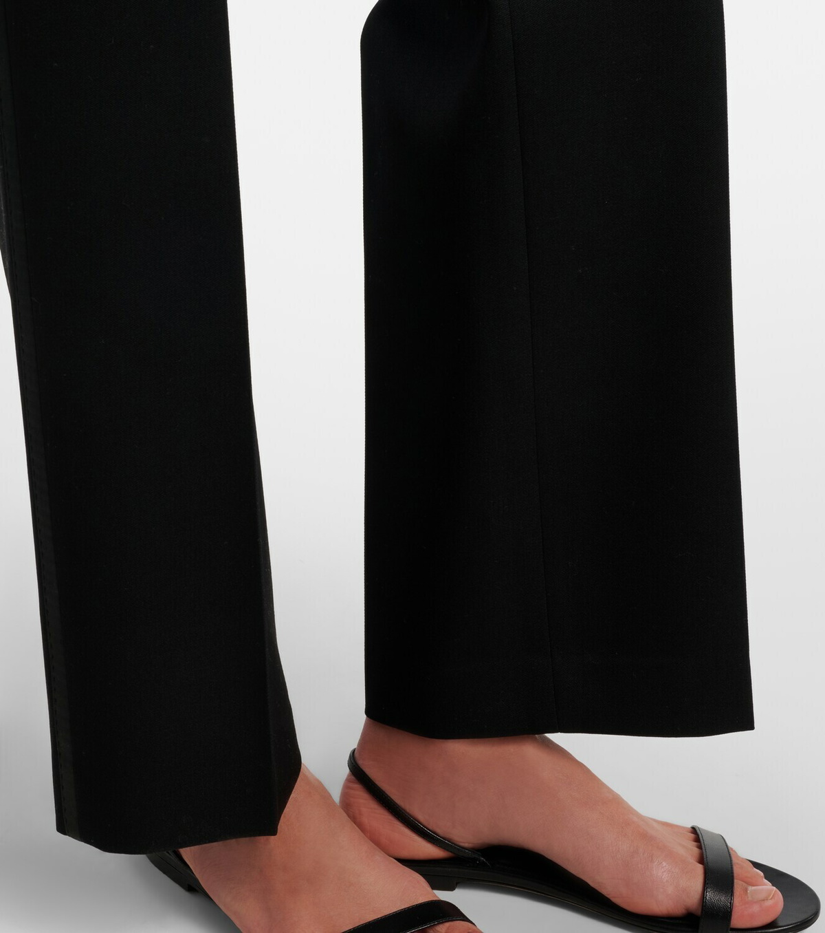The Row Trino wool straight pants