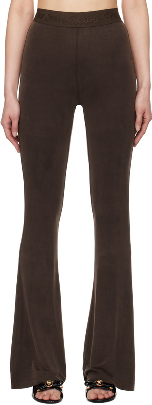 Photo: Versace Jeans Couture Brown Flared Leggings