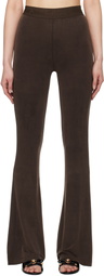 Versace Jeans Couture Brown Flared Leggings