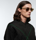 Bottega Veneta - Square acetate sunglasses