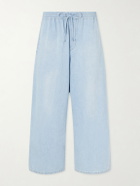LOEWE - Paula's Ibiza Wide-Leg Drawstring Jeans - Blue