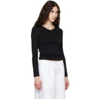 FLORE FLORE Black Jill Longsleeve T-shirt