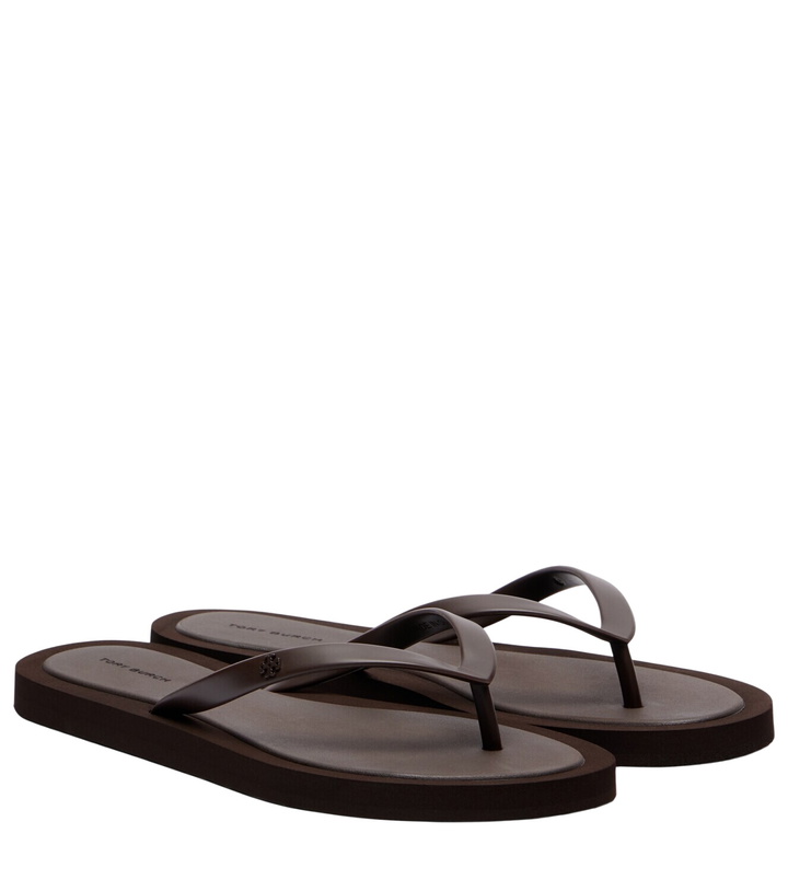 Photo: Tory Burch Kira T Monogram thong sandals
