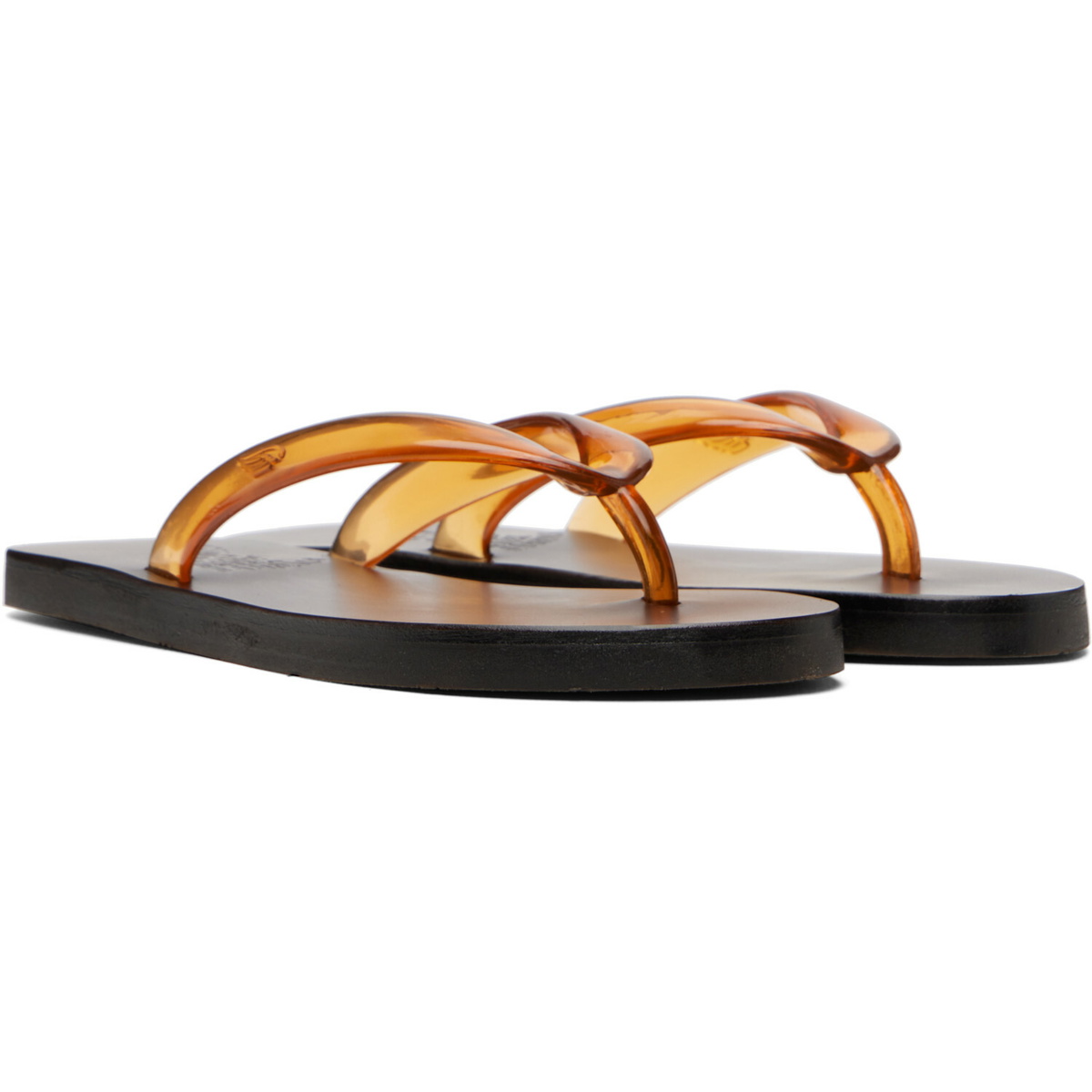 Ancient Greek Sandals Tan Saionara Jelly Flip-Flops
