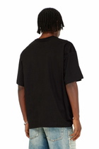 Diesel Cotton T-shirt with Diesel logo print - T-Shirts Mens in Multicolor