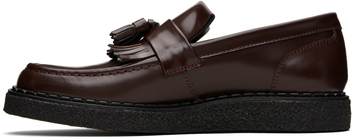 Fred Perry Burgundy George Cox Edition Tassel Loafers