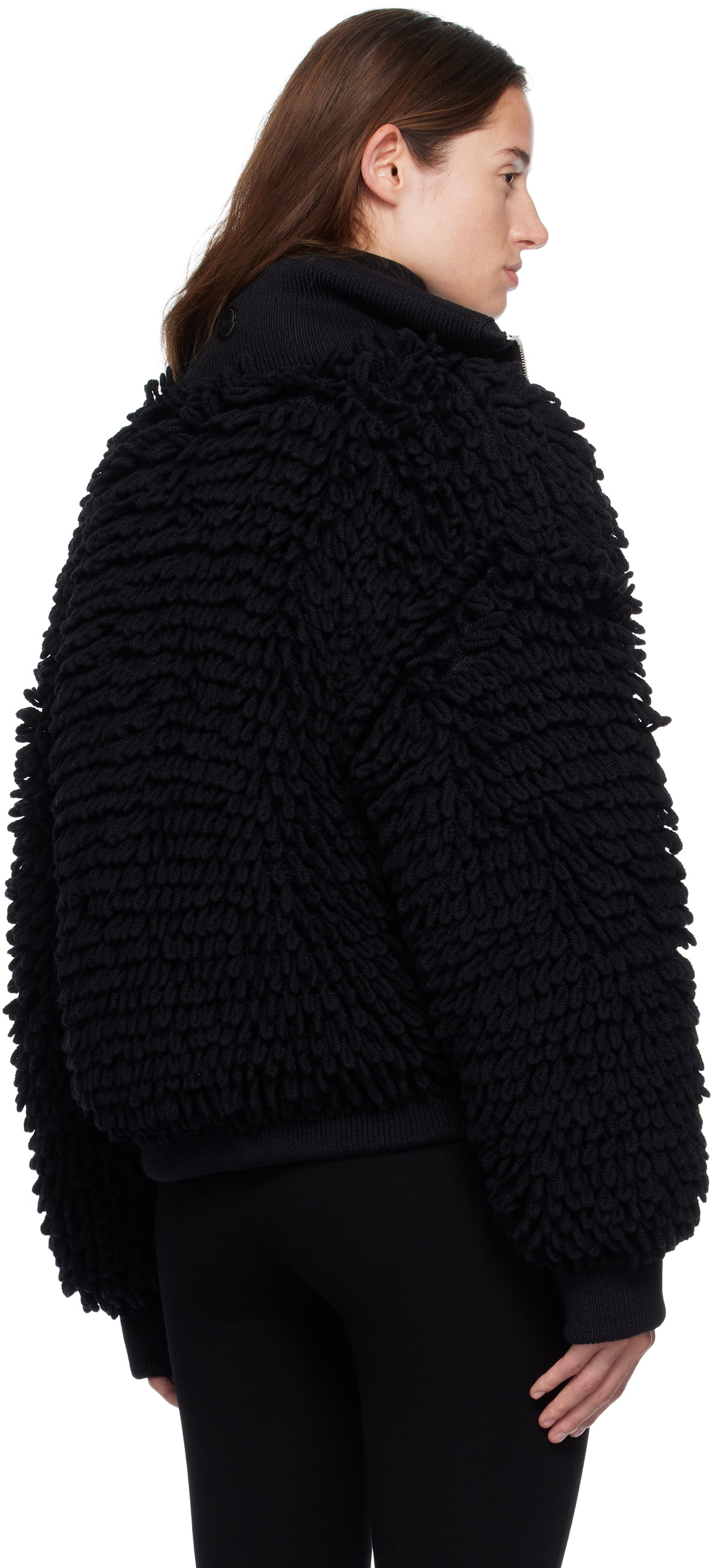 Moncler Genius Moncler x EE72 Black Cardigan Down Jacket