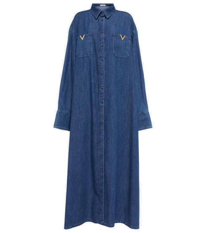 Photo: Valentino VGOLD chambray shirt dress