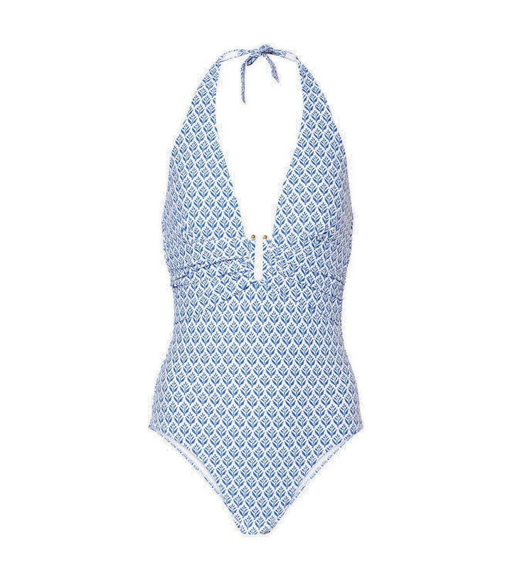 Photo: Heidi Klein Cape Cod printed halterneck swimsuit