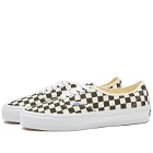 Vans Men's Authentic Reissue 44 Sneakers in Lx Checkerboard Black/Off White