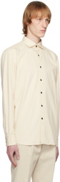 ZEGNA Off-White Button-Down Shirt