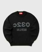 032c SELFIE SWEATER Black Mens Pullover