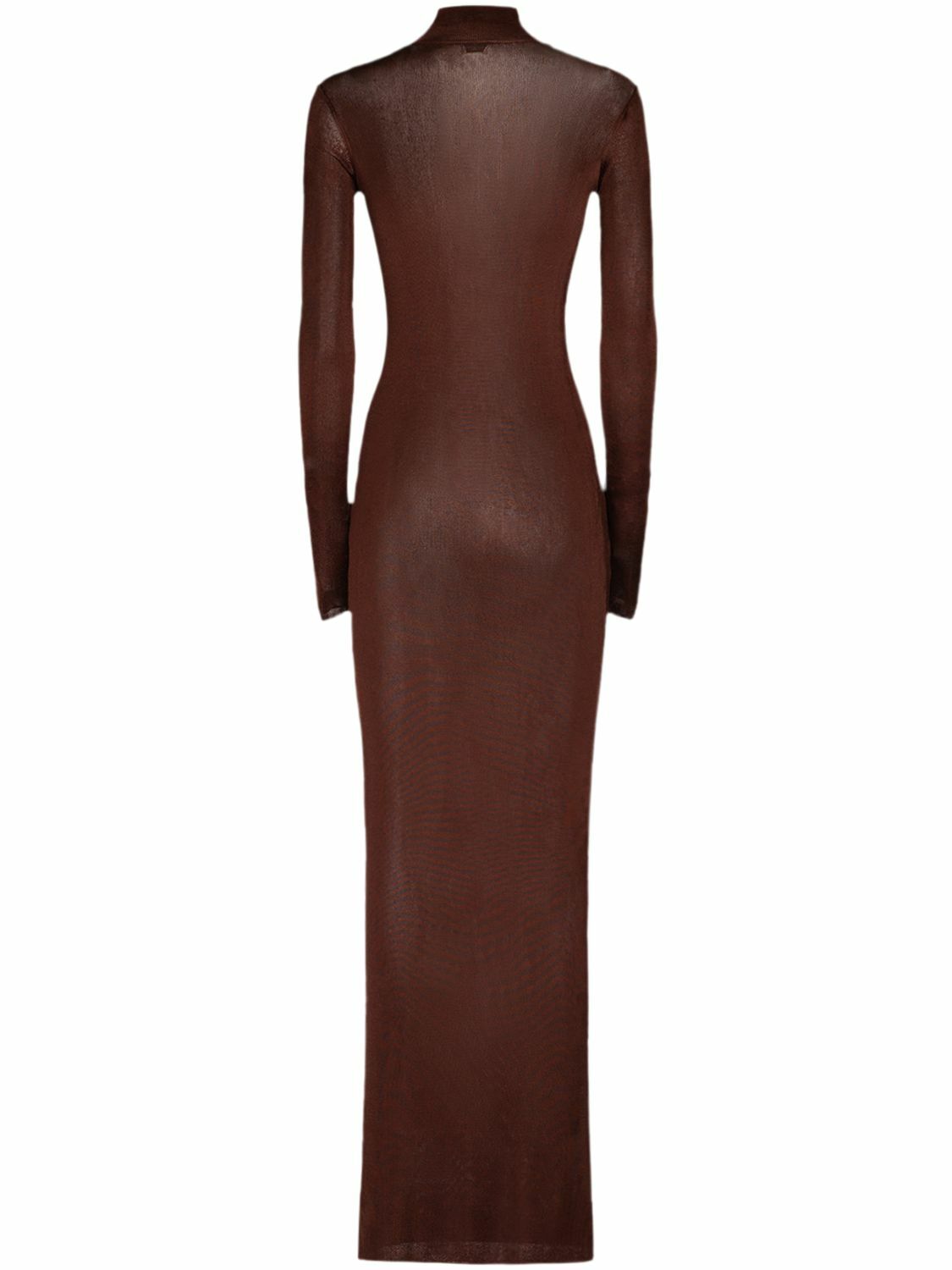 【関税込み】saint laurent LONG VISCOSE DRESS Saint laurent Long viscose dress available on julian-fashion
