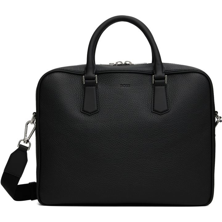 Photo: BOSS Black Grained Leather Briefcase