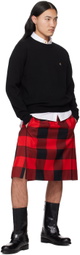 Vivienne Westwood Red & Black Check Kilt