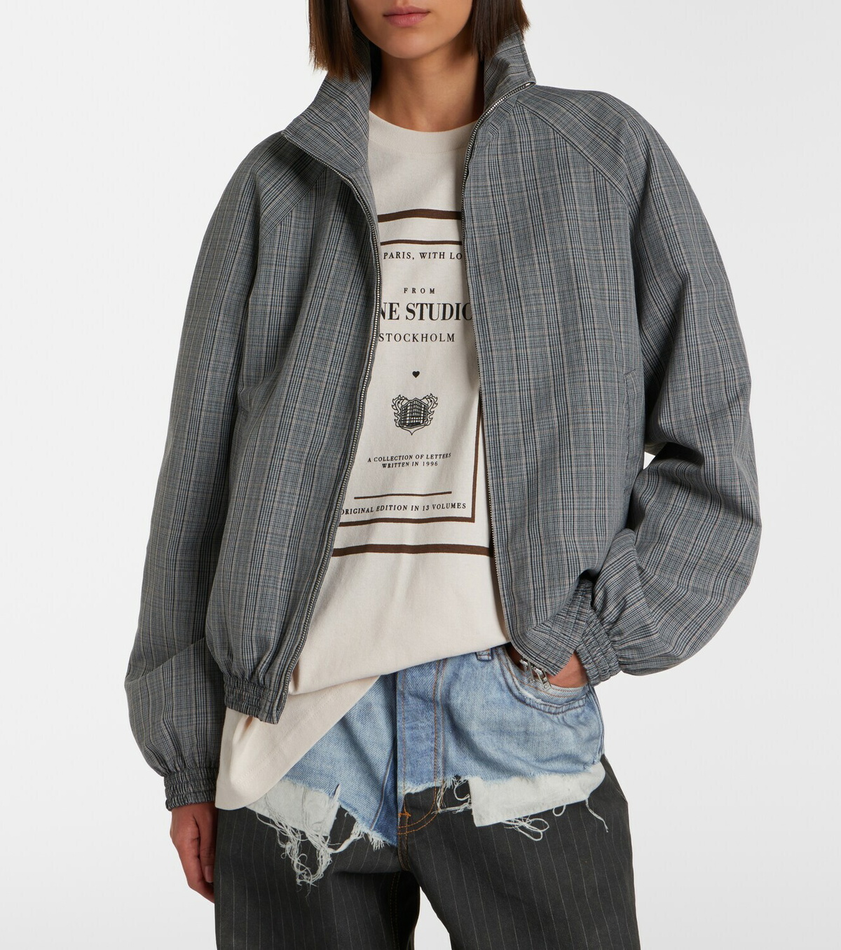Acne Studios Checked technical jacket