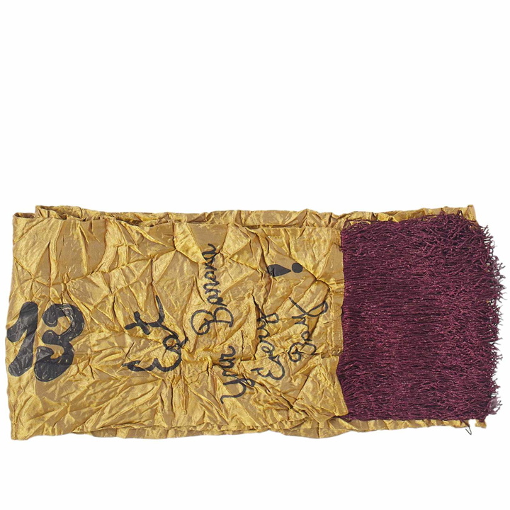 Photo: Acne Studios Men's Vadera Logo Scarf in Light Beige