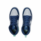 Air Jordan 1 Mid BP Sneakers in Mystic Navy/Mint