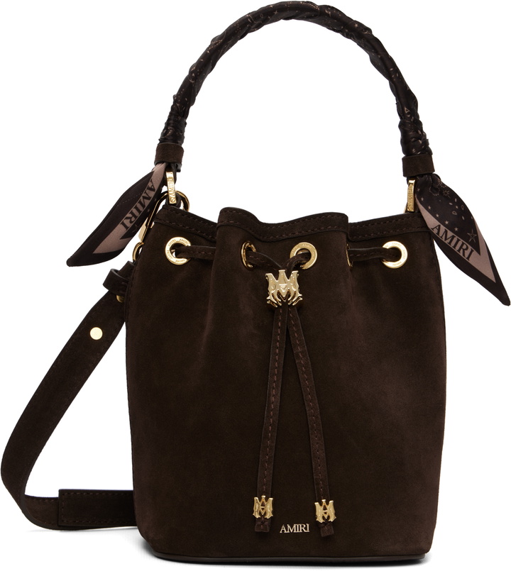 Photo: AMIRI Brown Micro MA Bucket Bag
