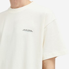Percival Men's Call 0800 Long Sleeve T-Shirt in Ecru