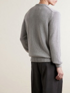 Slowear - Slim-Fit Cotton Sweater - Gray